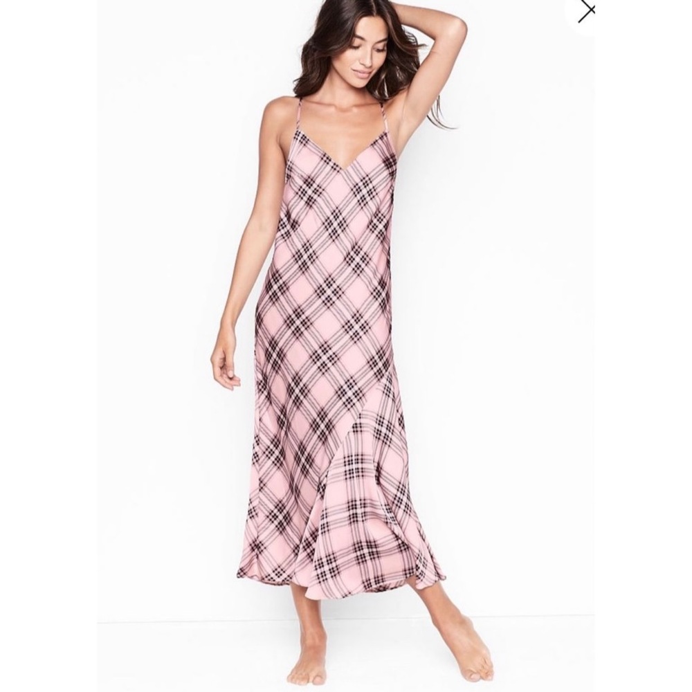 Victoria’s Secret 90s Style Plaid Slip Dress
